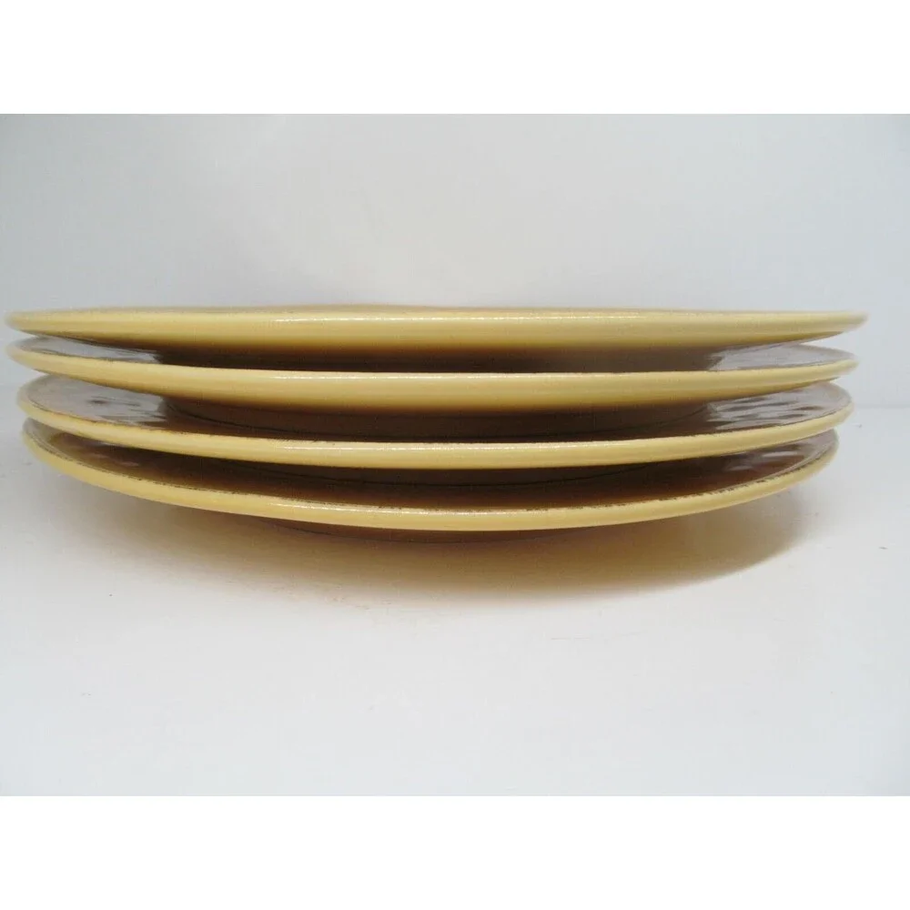 Pier 1 Mango Yellow Set Of 4 Rustic 10 3/4